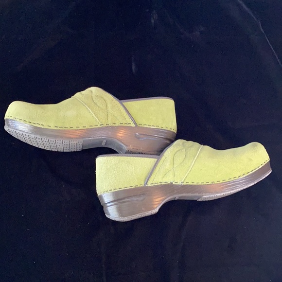 Lands' End Shoes Lands End Green Suede Clogs Poshmark